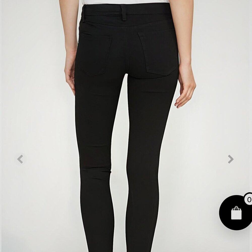 HUDSON Krista Super Skinny Jeans Black Sz 26 Like New - Picture 6 of 12
